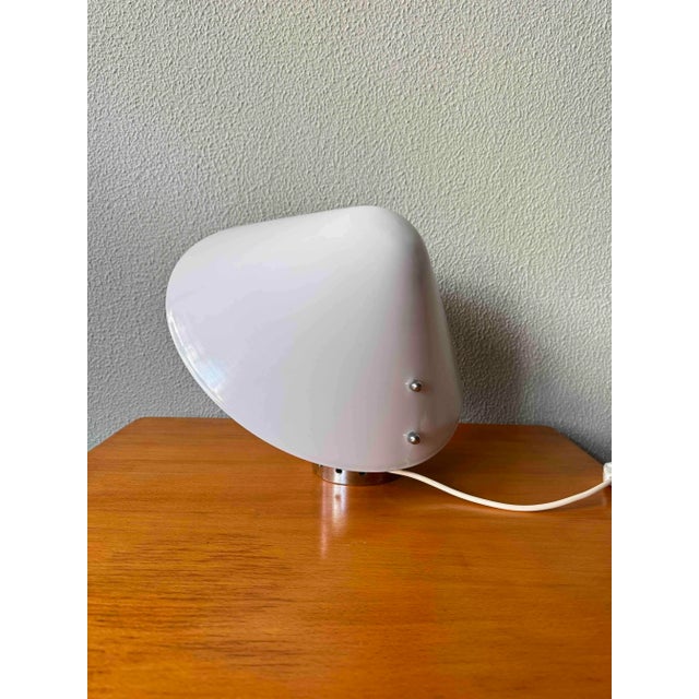 Chioccio White Aluminum & Chrome Table Lamp by Sergio Mazza for Quattrifolio, Italy, 1970s For Sale - Image 9 of 18