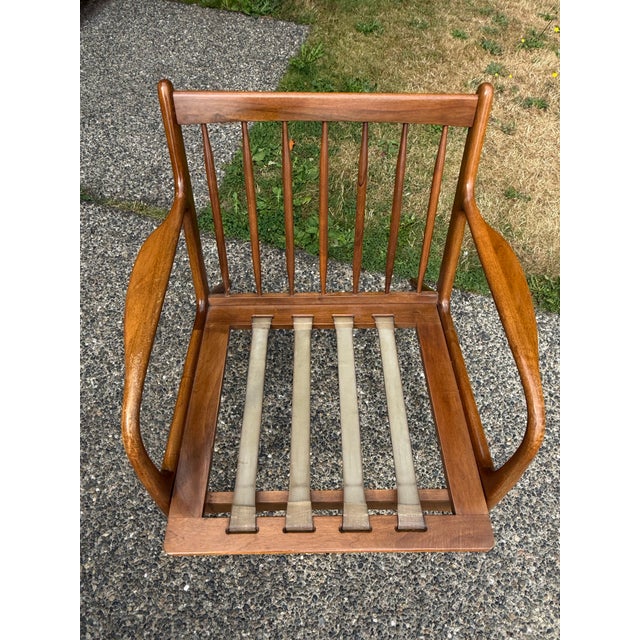 Mid Century Modern Attributed to Adrian Pearsall Model 2315-C Armchair for Craft Associates For Sale In Seattle - Image 6 of 7