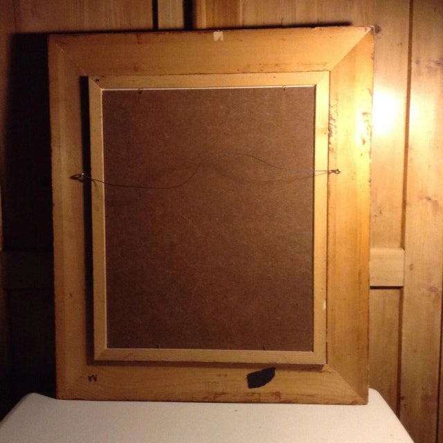 1970s Vintage 1970's Wildlife Acrylic on Cardboard Painting by James Leroy Evans For Sale - Image 5 of 5