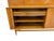1960s Mid-Century Modern Walnut & Cane 2-Piece Tambour Hutch For Sale - Image 5 of 10