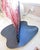 1980s Large 91" Flashed Red Molded Glass Wave Floor Sculpture on Steel Base For Sale - Image 11 of 13