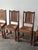 Wood Antique French Carved Oak Rush Seat Dining Chairs, Set of 8 For Sale - Image 7 of 16