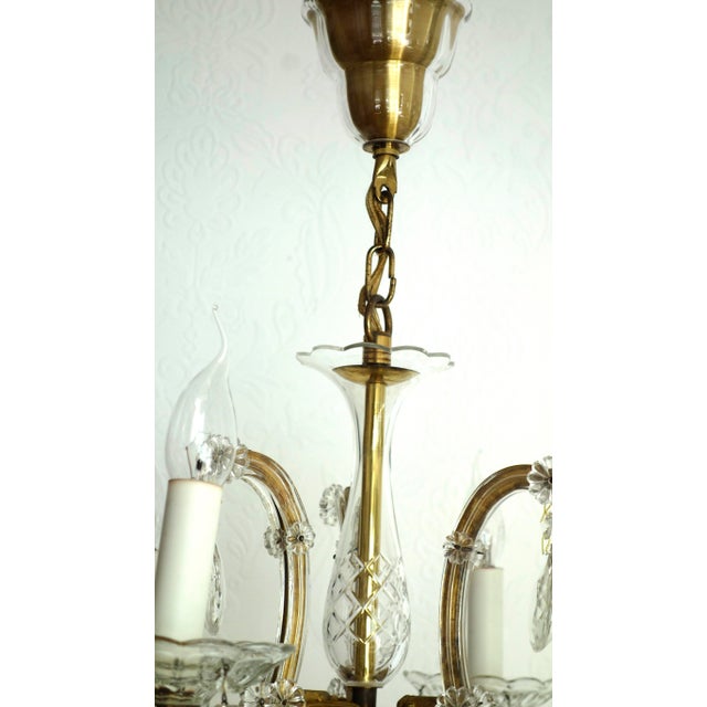 Maria Theresia Chandelier in Brass and Crystal from Palwa, 1960s For Sale - Image 13 of 14