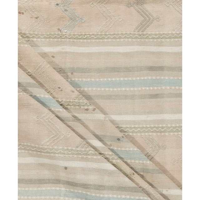 Vintage Circa 1940 Turkish Kilim Flatweave Rug 4ft 9in X 8ft 9in For Sale - Image 4 of 8