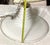 Murano Vintage White Classic Swirl Murano Glass Hanging Lamp For Sale - Image 4 of 6