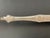 Silver Antique Rogers & Bro A1 Crown 1885 Silverplate Twisted Handle Master Butter Knife With Mono "H" For Sale - Image 8 of 9