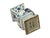 Ceramic Vintage Pale Blue White Scenery Graphic Square Porcelain Vase 2 For Sale - Image 7 of 9