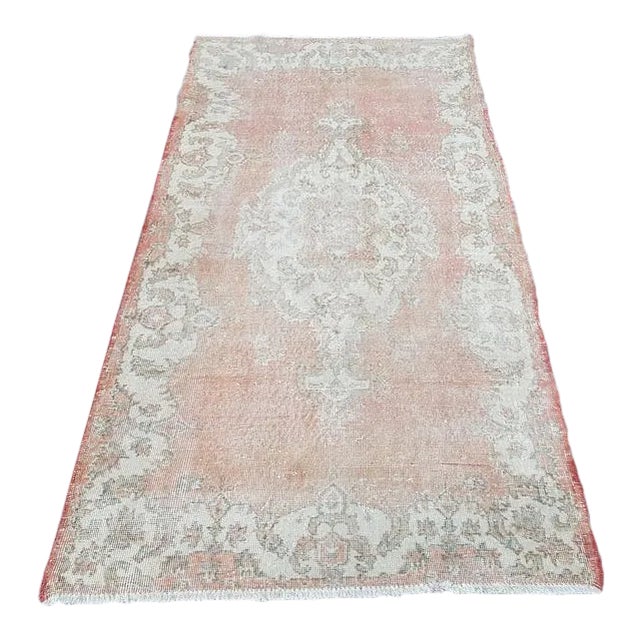 Vintage Bohemian Rug- 3′10″ × 7′3″ For Sale