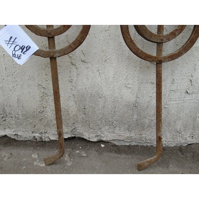 Victorian Iron Gate Window Door #098 For Sale - Image 4 of 7