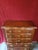 1980s Pine Wood Vintage Traditional 5 Drawer Chest of Drawers For Sale - Image 10 of 12