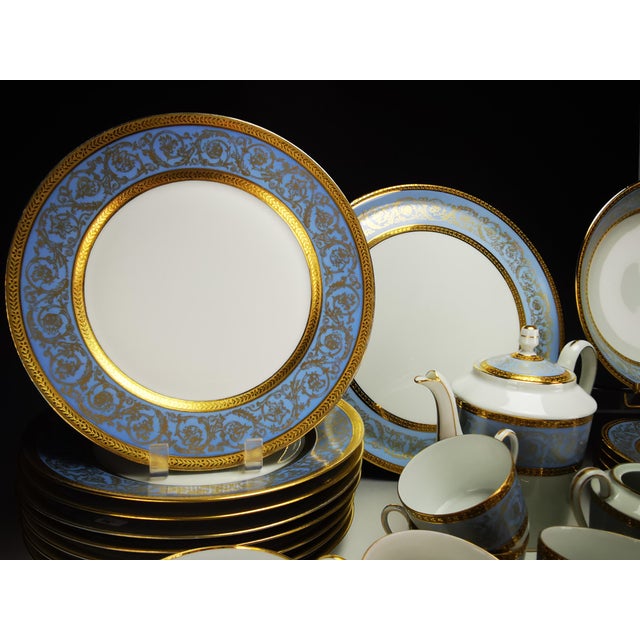 Blue Table Service from Ch.field Haviland & C. Parlon, 1960s, Set of 43 For Sale - Image 8 of 18