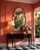 The frame is newly painted in oil rubbed bronze and hand gilded in a parcel gilt finish called Fractured Gilt. The gold...