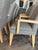 Set of 8 Attributed to Sally Sirkin Lewis for J. Robert Scott Art Deco Revival Dining Chairs — Crackle Lacquer Frames, Vintage Designer Set For Sale - Image 14 of 15