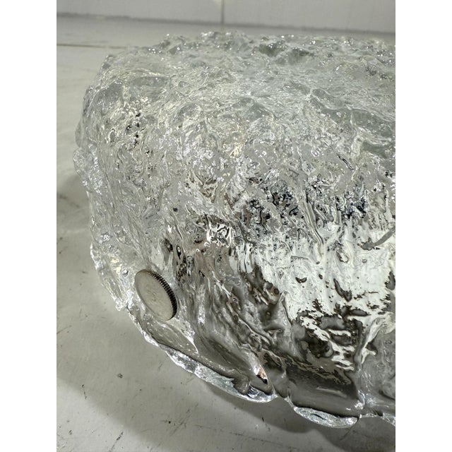 Vintage Ice Glass Wall Lamps from Kaiser Leuchten, 1960s, Set of 2 For Sale - Image 10 of 16