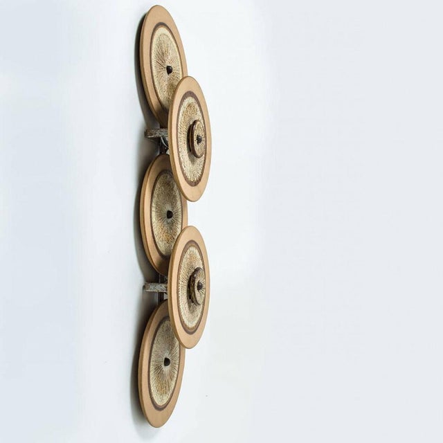 Ceramic Soholm Ceramic Discs Wall Light, Denmark, 1970 For Sale - Image 7 of 15