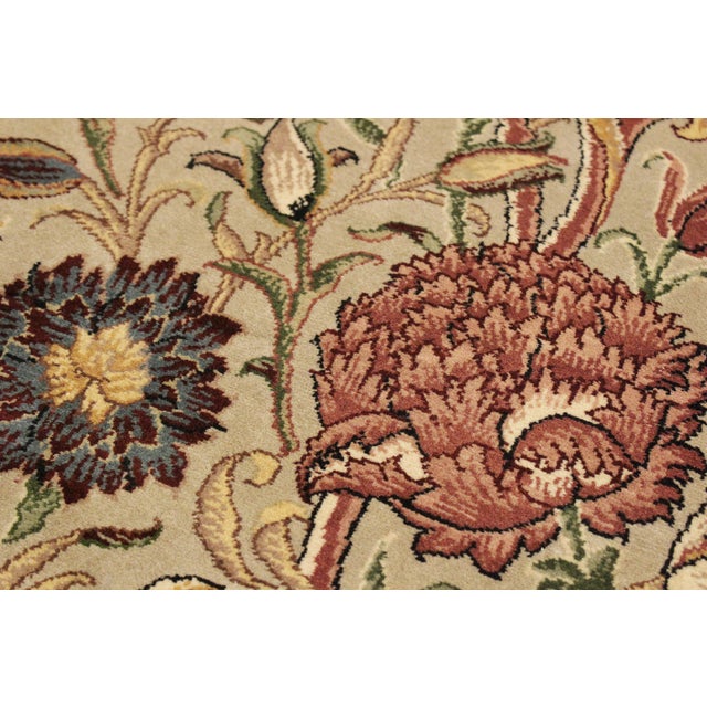 Shabby Chic Kamal Pak-Persian Taupe/Gold Wool Rug - 4'0'' X 6'0'' For Sale In New York - Image 6 of 9