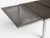 Milo Baughman Style, Expanding Dining Table, Chrome, Smoked Glass, Usa, 1970s For Sale - Image 9 of 12