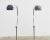 Metal Pair of Mid-Century Modernist Chrome Gooseneck Floor Lamps For Sale - Image 7 of 13