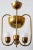 Metal Brass Ceiling Lamp by Hayno Focken for Hayno Focken, 1930s For Sale - Image 7 of 18