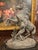 A striking late 19th-century spelter sculpture lamp depicting one of the celebrated Marly Horses, after the monumental...
