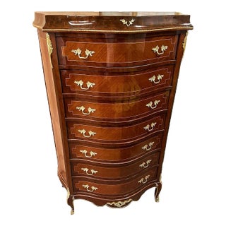 Napoleon III Style Commode With Gold Details For Sale