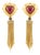Late 20th Century Seidengang Rubellite Earrings, A Pair For Sale