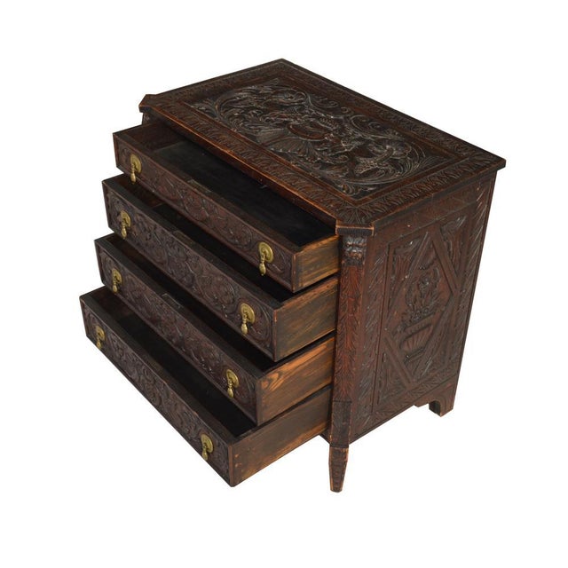 19th Century Italian Carved Dresser For Sale In Houston - Image 6 of 11