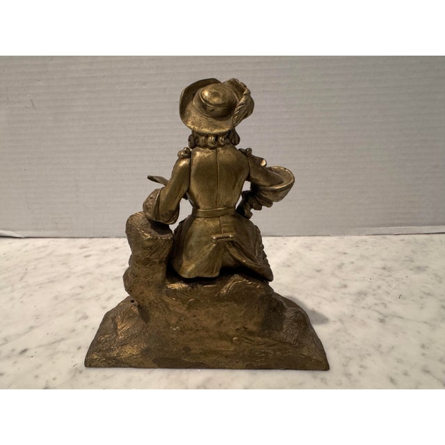 Antique Bronze Sculpture of an Artist For Sale In New York - Image 6 of 9