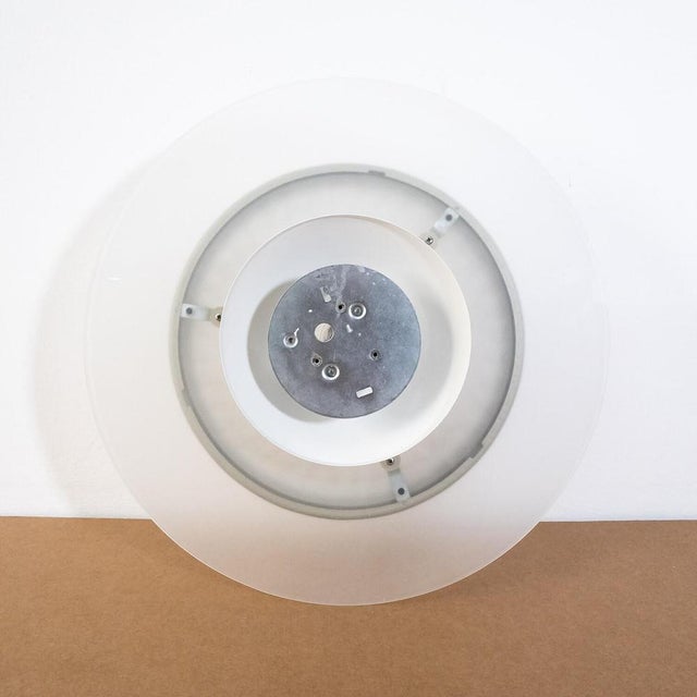 Metal Italian Athena Ceiling Light by Ezio Didone for Artiluce, 1980s For Sale - Image 7 of 8