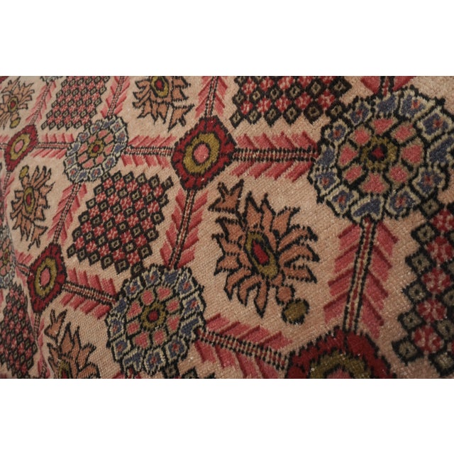 Textile 1960s Vintage Turkish Bor Rug 4'4'' X 6'8'' For Sale - Image 7 of 13