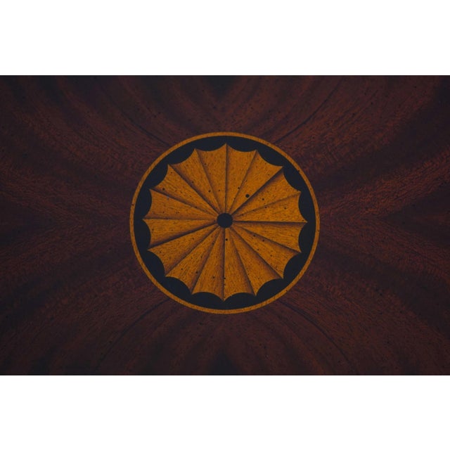 Hekman Flame Mahogany Occasional Tea Table For Sale - Image 14 of 17