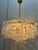 Capiz Chandelier with Gold Frame, 2019, in Flawless conditions. Designed from 2000 Up to 250V (Europe/UK Standard).The...