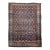 Cotton-Candy Hydrangea with Protective Evil Eye Antique Bibikkibad Rug 8.7 x 11.9 For Sale