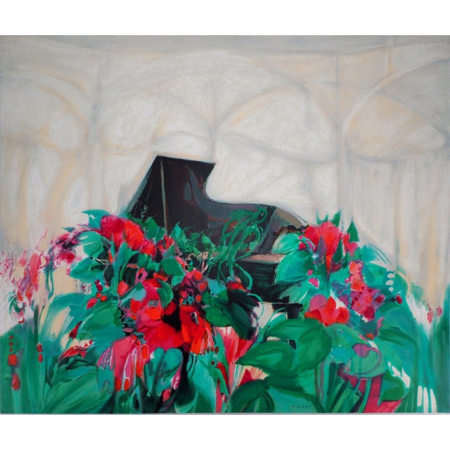 Claude Hemeret, Piano, la salle de concert, Lithograph For Sale