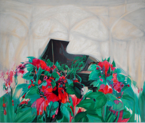 Claude Hemeret, Piano, la salle de concert, Lithograph