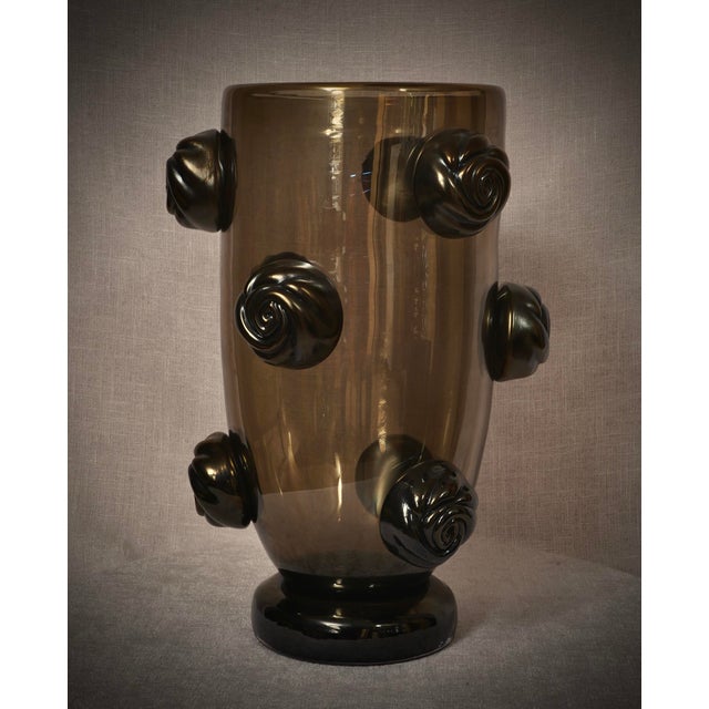 Mid-Century Murano Art Glass Vase, 2000s For Sale - Image 7 of 9