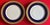 Ceramic German Cobalt Blue and White Porcelain Dinner Plates With Gold Rims by Hohenberg Ware Hutschenreuther Bavaria - Set of 12 For Sale - Image 7 of 14