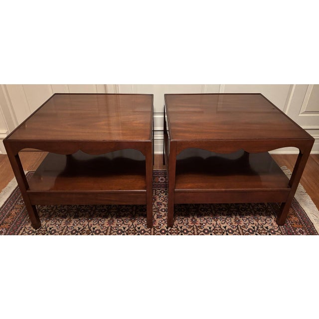 Pair 1970's Kittinger Furniture MCM Side Tables For Sale In Chicago - Image 6 of 10