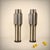 Jacques Charles Pair of “Orgue” Lamps, Model 2393 Maison Charles edition, France, circa 1965 Brushed and polished...