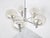1970s Vintage Italian Chandelier in Glass and Chrome by Gaetano Sciolari, 1970s For Sale - Image 5 of 9