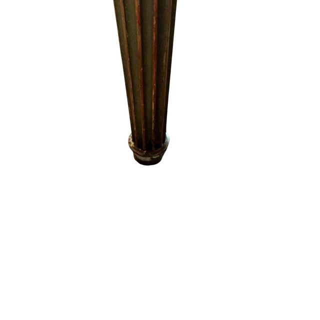 19th Century Louis XVI Music Bench With Gilt and Original Tapestry For Sale - Image 10 of 15