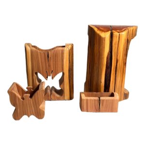 1980s Richard Rothbard Boxology Puzzle Box 4 PCS Hand Crafted Eastern Red Cedar 7.25"