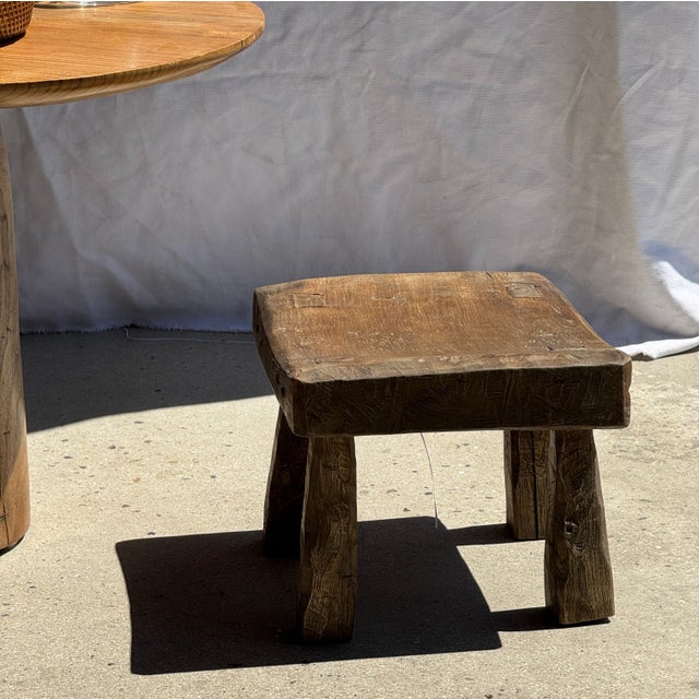 Small Stool in Teak For Sale - Image 11 of 18