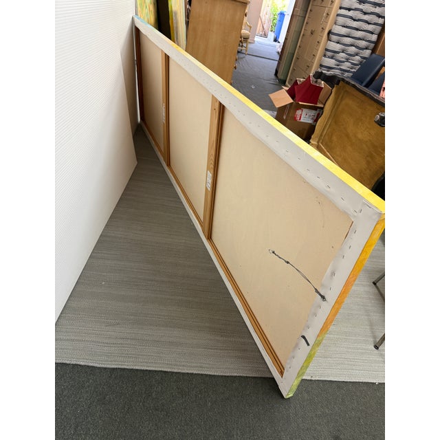 Circa 2010 Philip Dizick Large Figural Acrylic Painted Canvas For Sale - Image 12 of 12