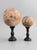 Red Maligano Jasper Spheres on Bases, 2010s, Set of 2 For Sale - Image 10 of 10