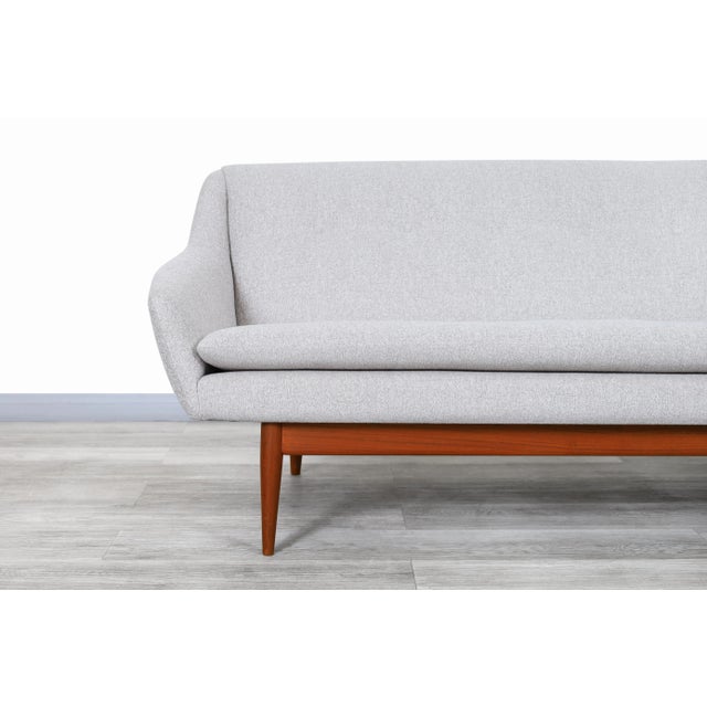 Norwegian Teak Sofa by Gerhard Berg for Lk Hjelle, 1960s For Sale - Image 9 of 10