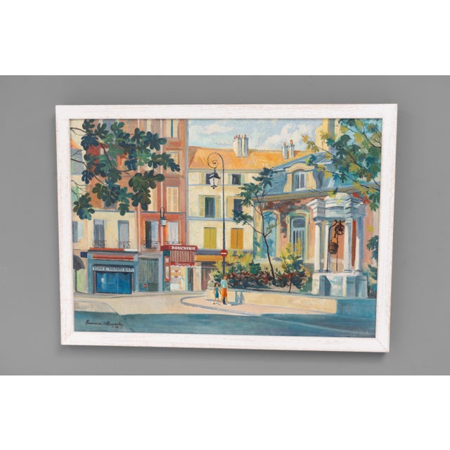 1970s French Artist, Village Scenes, 1970s, Paint, Set of Three For Sale - Image 5 of 9