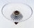 French Belle Epoque Glass and Silver-Plated Centrepiece Tazza, 1900s For Sale - Image 3 of 3