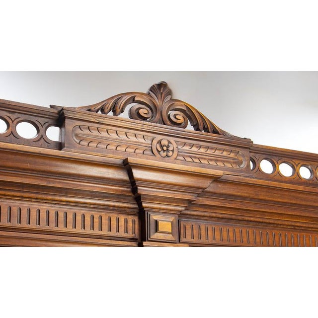 Louis XVI French Exotic Wood Wire-Mesh Bookcase, 1890 For Sale - Image 5 of 13