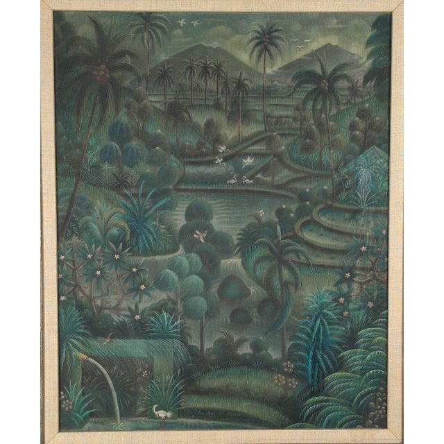 Painting of a Landscape in Bali, circa 1960